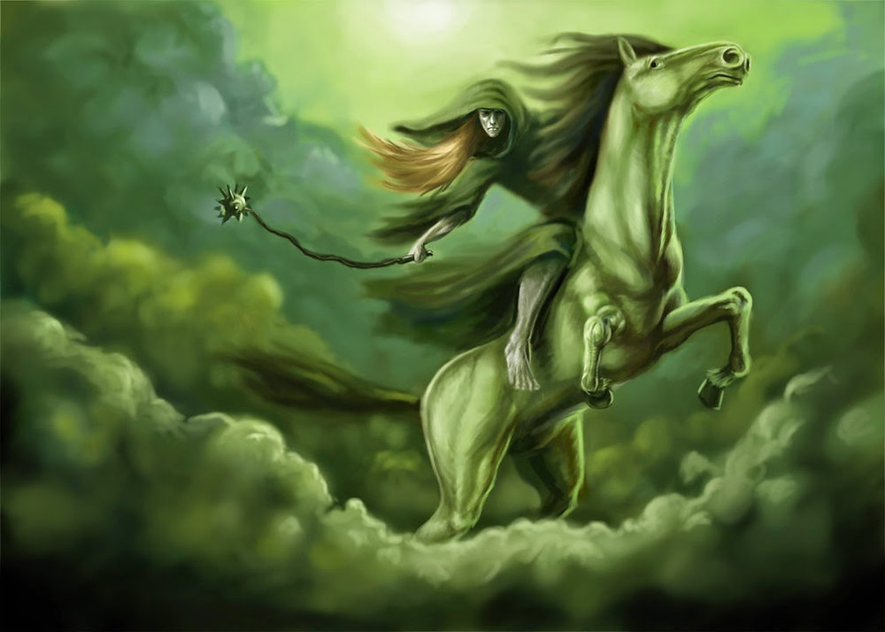 Behold a Pale GREEN Horse