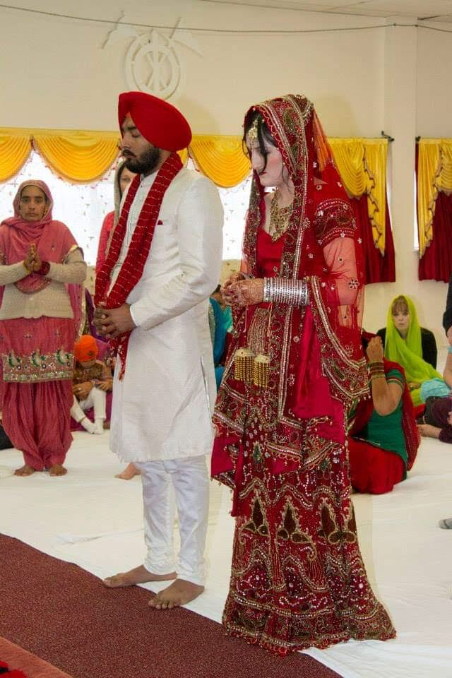 The Couple During Anand Karaj