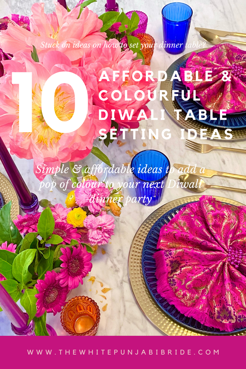 10 Affordable & Colourful Diwali Table Setting Ideas