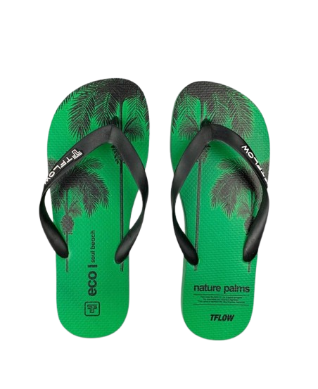 Chinelo Flip Flop Nature Palms Verde