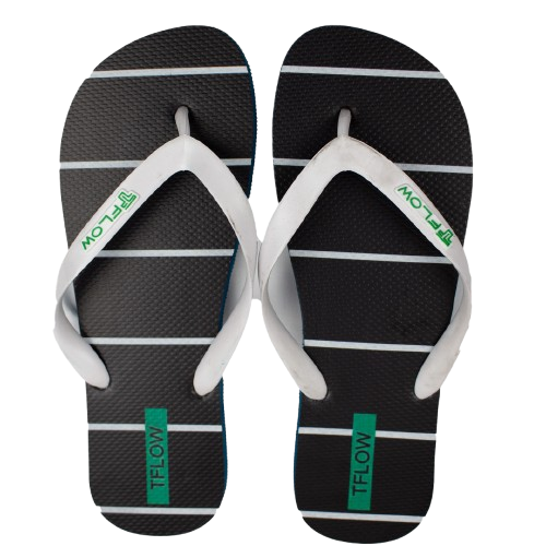Chinelo Flip Flop Listrado Tflow Preto