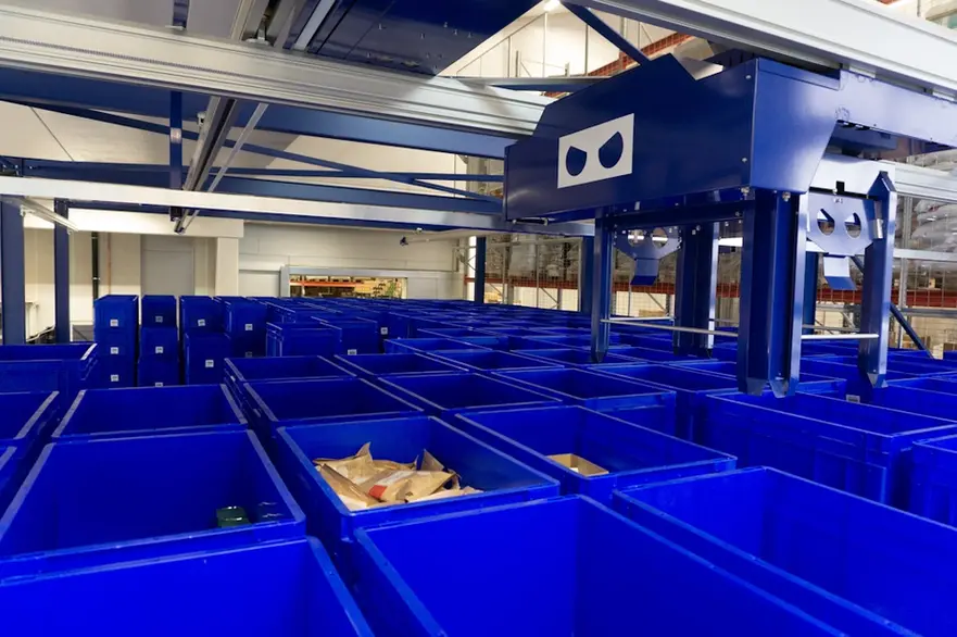 Blue Robot ASRS storage