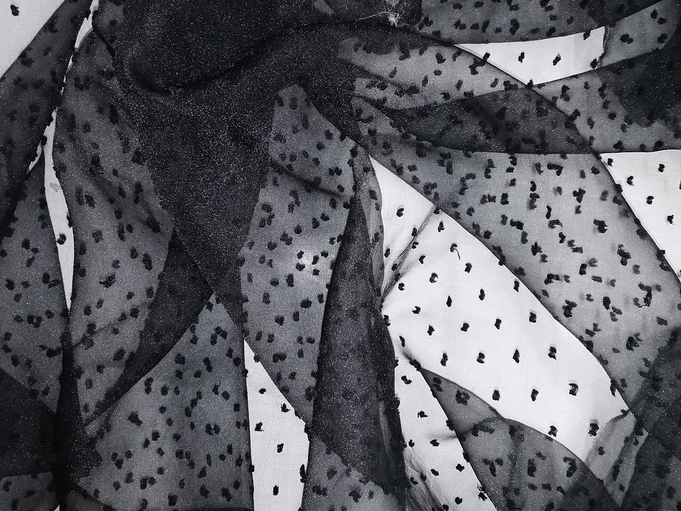 Organza a metro plumeti 100% Políester