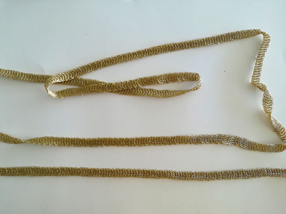 Fita vertical em lurex