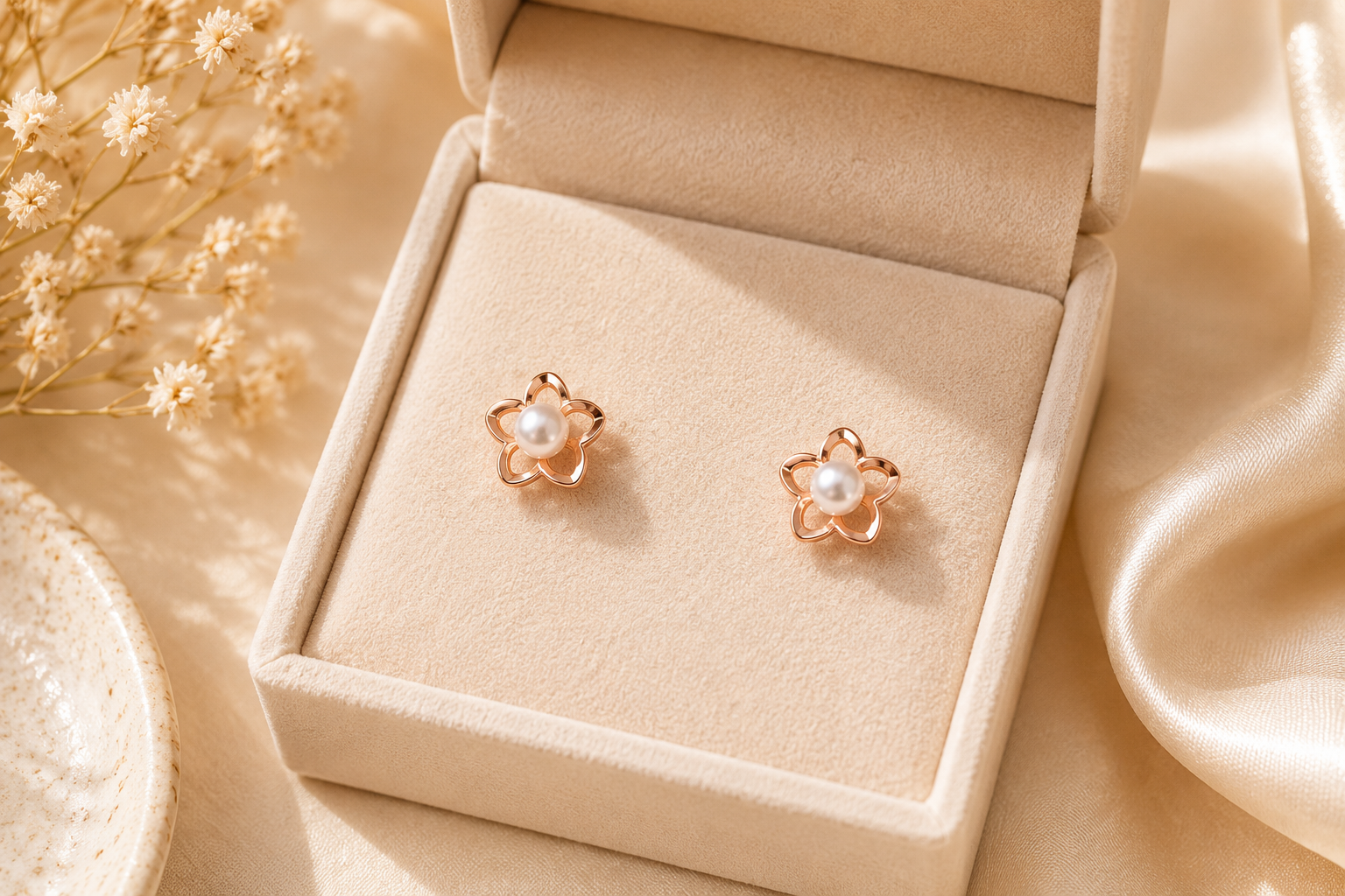 Boucles d'oreilles "Léonie" - Doré