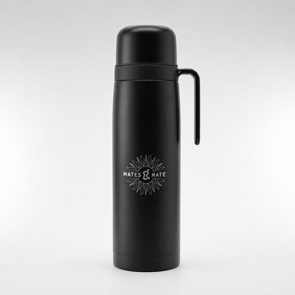 Mate Thermoskanne aus Edelstahl