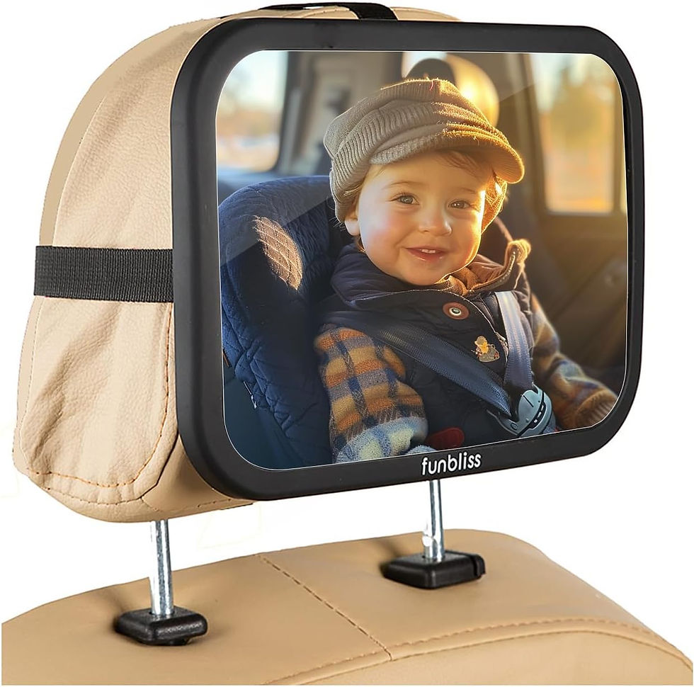 baby mirror for car attached to head rest