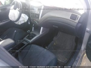 2009 Subaru forester interior