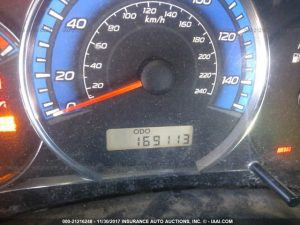 2009 Subaru forester odometer