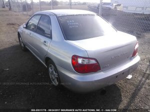 2005 Impreza left rear
