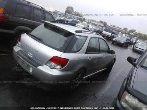 2005 Subaru wrx wagon right rear