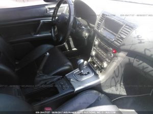 Subaru outback XT interior
