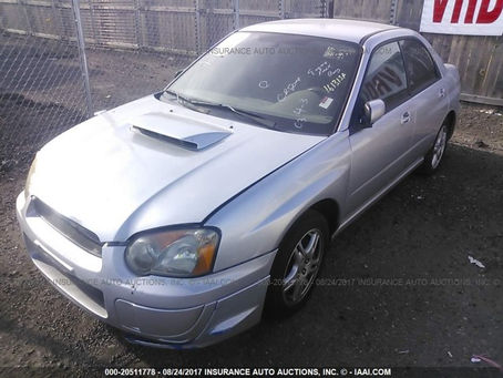 2005 Subaru Impreza 2.5 RS sedan Automatic silver complete part out