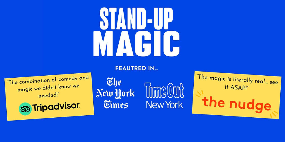 Stand-Up Magic (San Francisco, 6:30 & 9:00)
