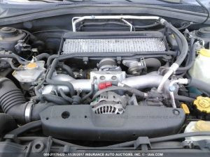 2004 Forester XT vin plate