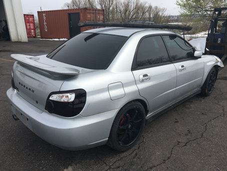 2004 Subaru WRX sedan silver complete part out