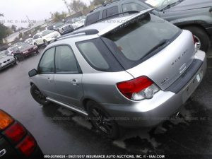 2005 Subaru wrx wagon left rear