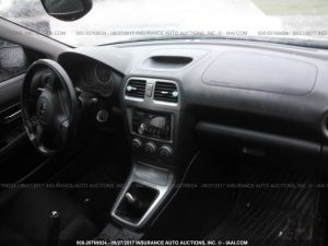 2005 Subaru wrx wagon interior