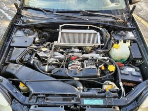 2002 WRX sedan engine bay