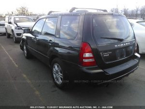 2004 Forester XT left rear
