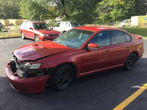 2005 Legacy gt left front