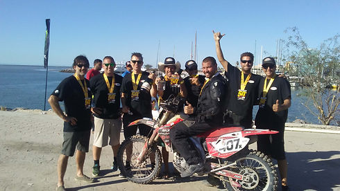 race team in baja