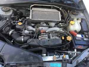 2005 WRX wagon engine bay