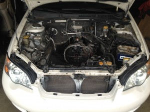 2006 Subaru Legacy GT engine bay