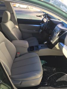 2011 Outback front seats