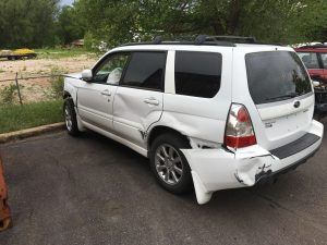 2008 Subaru forester rear left 