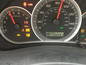 2008 impreza sedan cluster