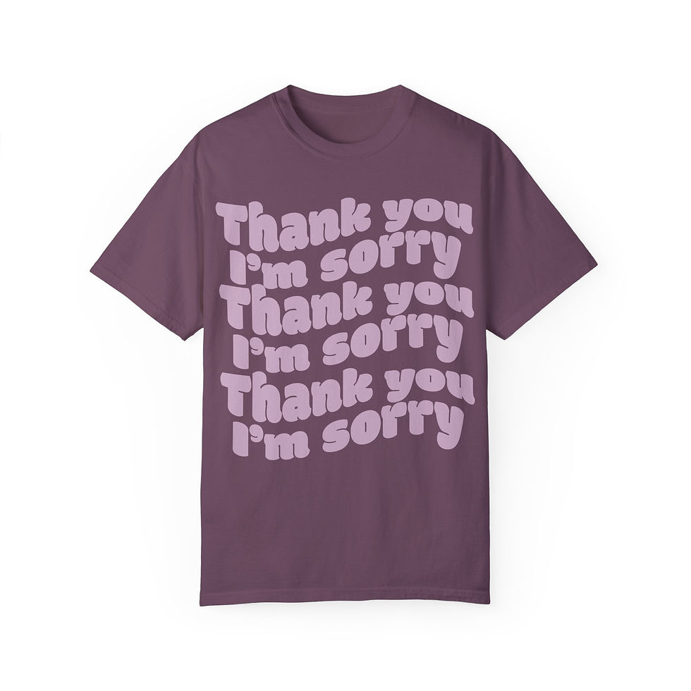 Thumbnail: Thank You I'm Sorry