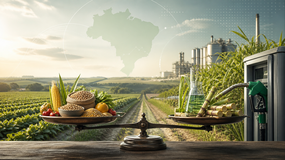 O trade-off "food vs. fuel" realmente existe no caso brasileiro?