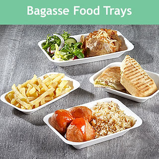 Bagasse food trays pfas free