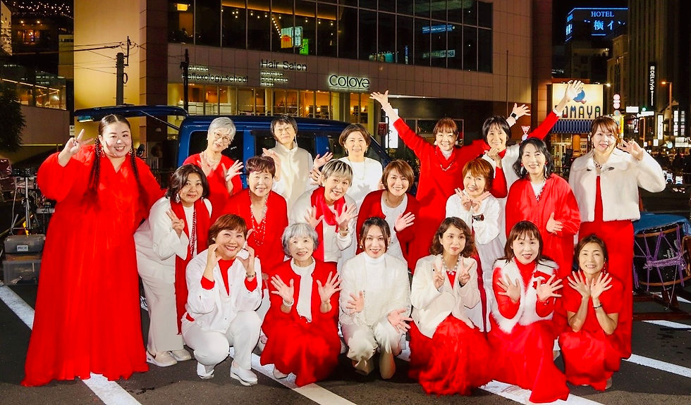 20251101_第50回中洲まつり_GOSPEL TRAIN choir withダズ有志 at Haruyoshi Bridge Square