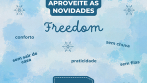 O inverno chegou: e como é bom ter uma Freedom no seu condomínio!