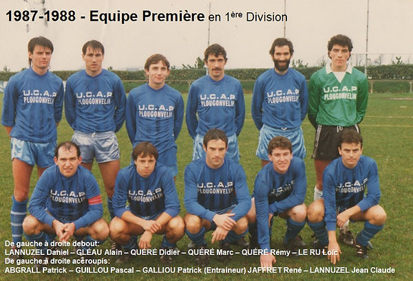 1987-1988 - Equipe Première en 1ere Div.