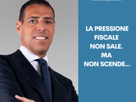 La pressione fiscale non sale. Ma non scende...