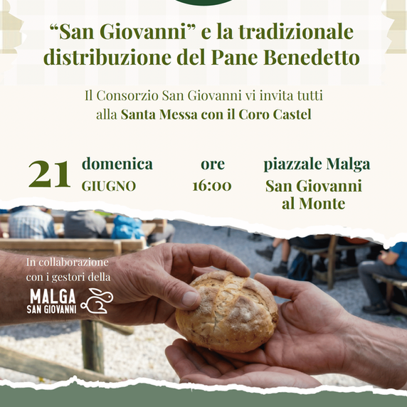 “San Giovanni” e la tradizionale distribuzione del Pane Benedetto 2026