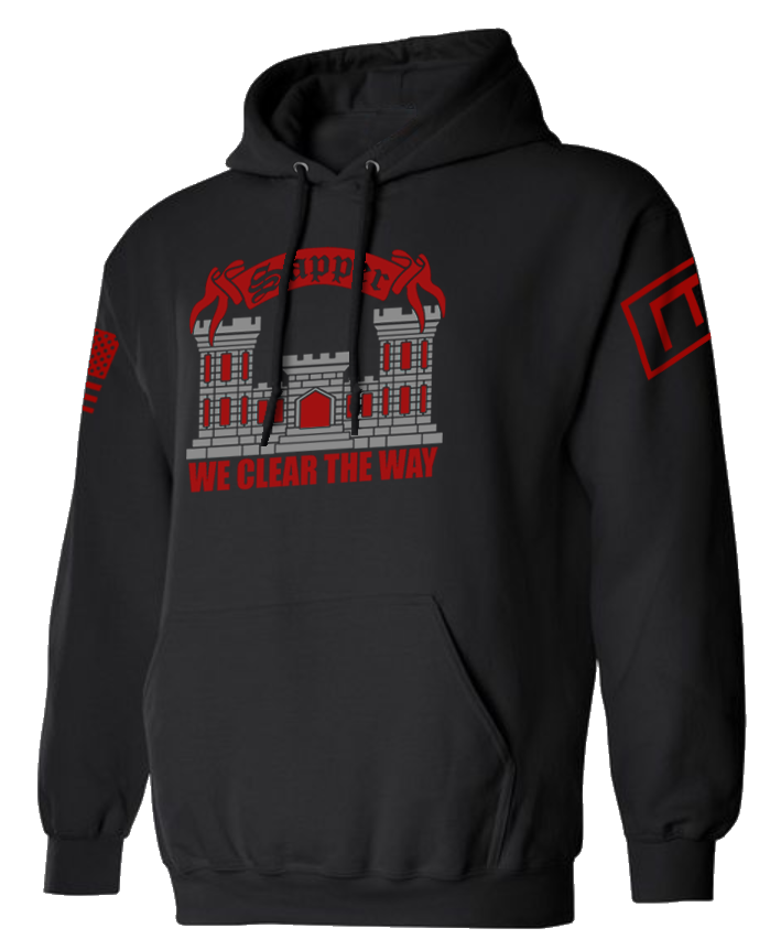 GREY CASTLE (BLACK HOODIE)