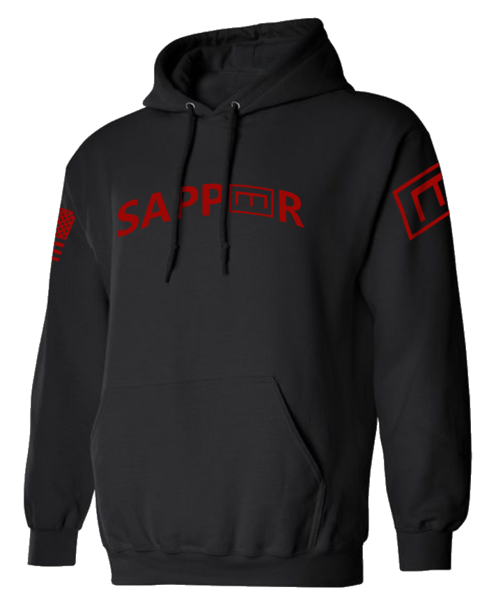 Thumbnail: SAPPER TAB (BLACK HOODIE)