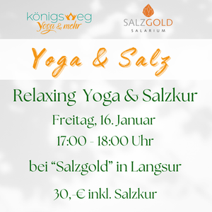 Yoga Special, Yin Yoga, Yoga zur Entspannung, Yoga für die Gesundheit, Yoga gegen Rückenschmerzen, salzkur, trockensalz, Atemübungen,