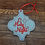 Thumbnail:  Christmas ornament-- Arabesque faux leather O Holy Night