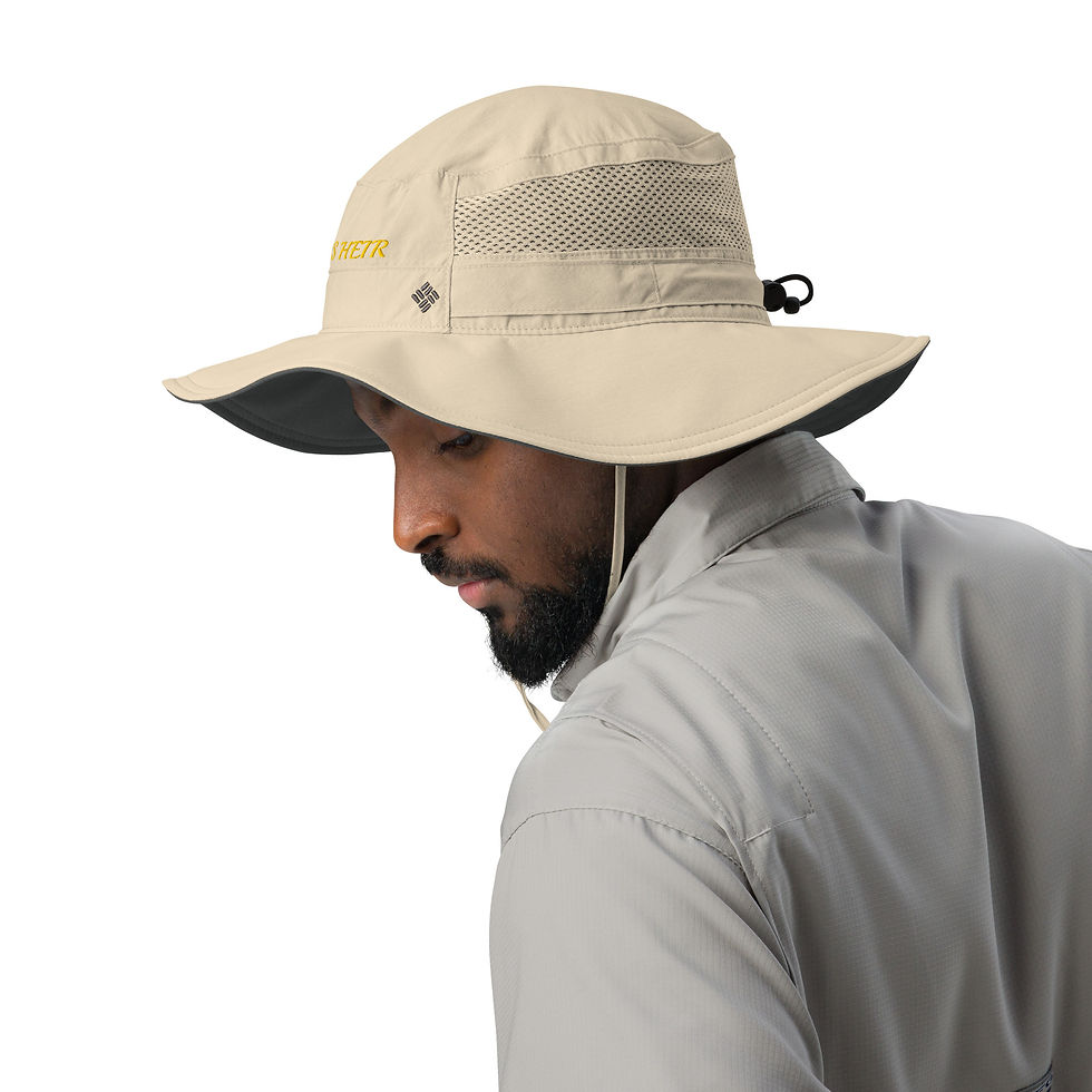 Thumbnail: Columbia booney hat (GOD'S HEIR) gold print