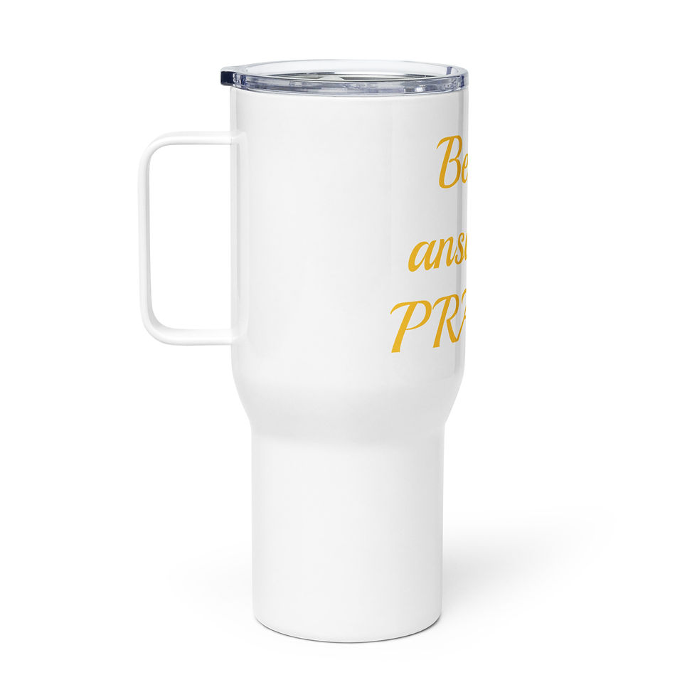 Thumbnail: Travel mug with a handle (Be an answered prayer)
