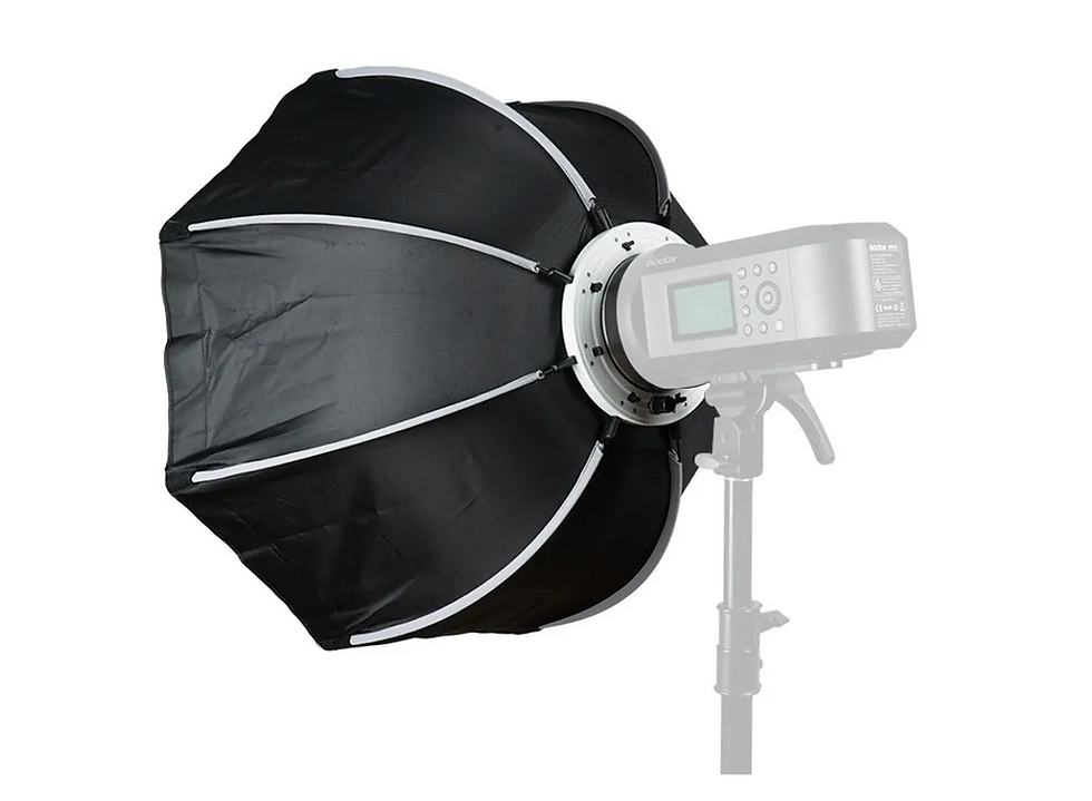 Miniatura: Softbox octabox com grid Triopo