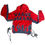Thumbnail: Lace Up Vague Dreams Hoodie/ Red/Blue 