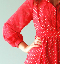 Polka Dot Dress Sleeve