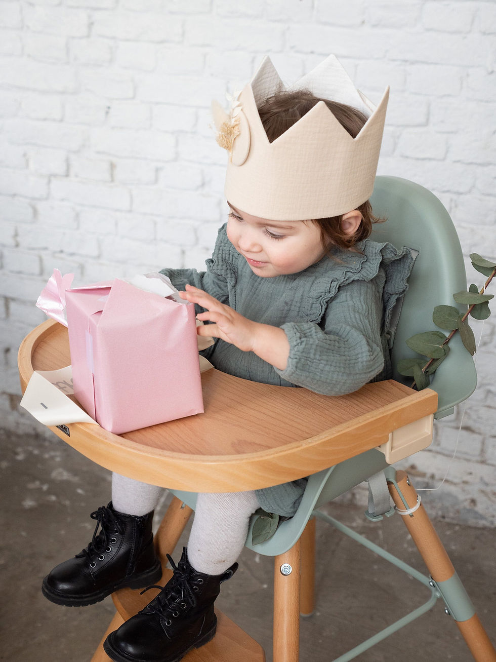 Thumbnail: Childhome Evolu & Evowood Feeding Tray Natural
