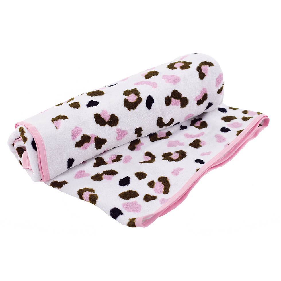 Thumbnail: Beach Towel Khaki Leopard